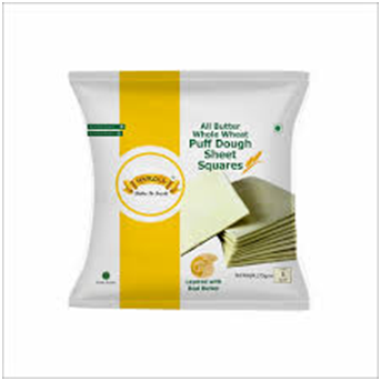 Unroll Puff Dough Sheet Squares